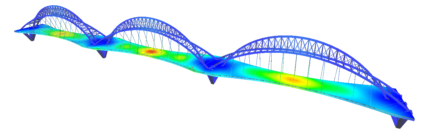 Ponte, análise modal
